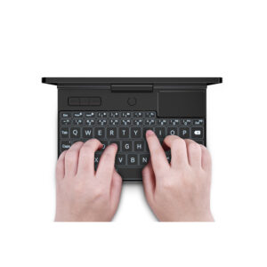 Digitazione sul mini laptop GPD Pocket 3