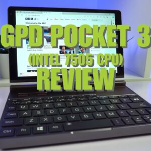 Mini Laptop GPD Pocket 3 con processore Intel, dotato di doppi altoparlanti per un'uscita audio ricca.