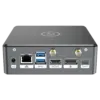 Mini PC Windows Proteus by DroiX - Visto dal retro con Display Port, porta HDMI, porta USB Type-C, 2x USB Type-A e porta Ethernet RJ45 1GB/s