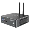 Mini PC Windows Proteus by DroiX - Visto dal fronte con 2x USB 3.0 Type-A, 2x USB Type-A 2.0, 1x combo cuffie e microfono da 3,5mm