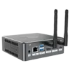 Mini PC Windows Proteus by DroiX - Visto dal retro con Display Port, porta HDMI, porta USB Type-C, 2x USB Type-A e porta Ethernet RJ45 1GB/s