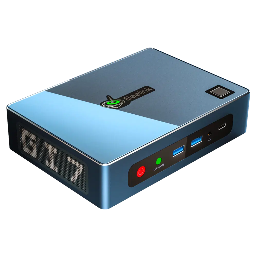 Beelink GTi 11 Intel NUC - Mostrato dall'angolo superiore