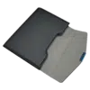 Vista angolare della custodia in pelle GPD POCKET 3 aperta