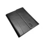 A black leather-style protective case with a flap cover, featuring the embossed "GPD" logo on the top right corner.