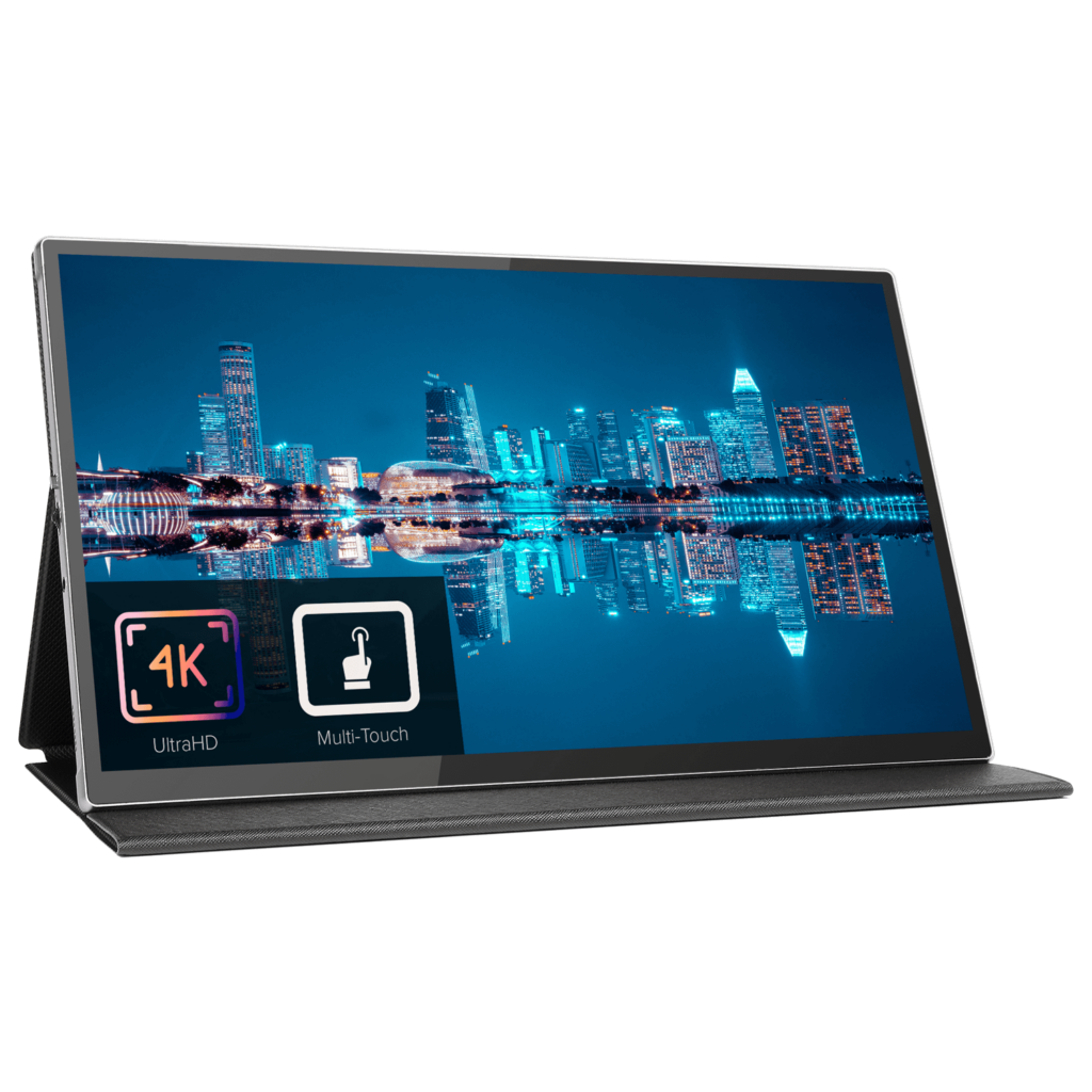 Return Monitors 15.6” 4K Portable Monitor with Touchscreen - DROIX EU