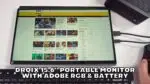 monitor portatile con adobe rgb  batteria