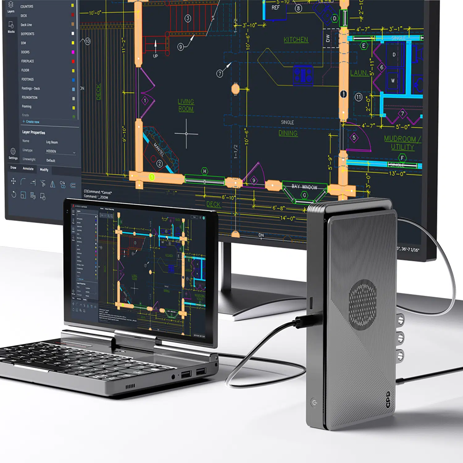 Docking station per GPD G1 (2023) eGPU - Image 6