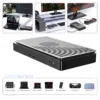 Kuva GPD G1 2024 eGPU-telakointiasemasta, jossa on AMD Radeon RX 7600M XT -näytönohjain, TGP Toggle -kytkin ja monipuoliset liitäntämahdollisuudet. Ihanteellinen pelaajille ja ammattilaisille. Ennakkotilaa nyt vallankumoukselliset ominaisuudet.