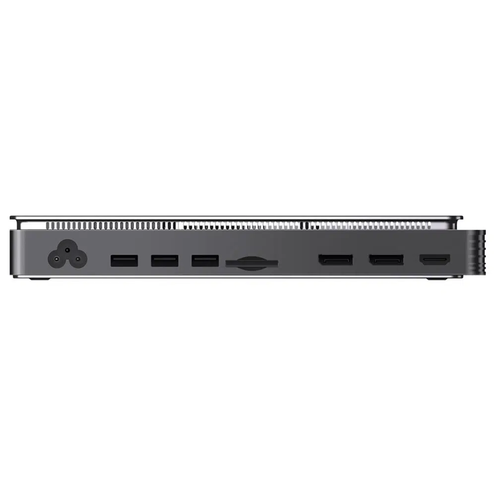 Imagine a stației de andocare GPD G1 2024 eGPU, cu GPU AMD Radeon RX 7600M XT, comutator TGP Toggle pentru un control îmbunătățit al performanței și conectivitate versatilă. Perfectă pentru gameri și profesioniști. Precomandă acum pentru capabilități revoluționare