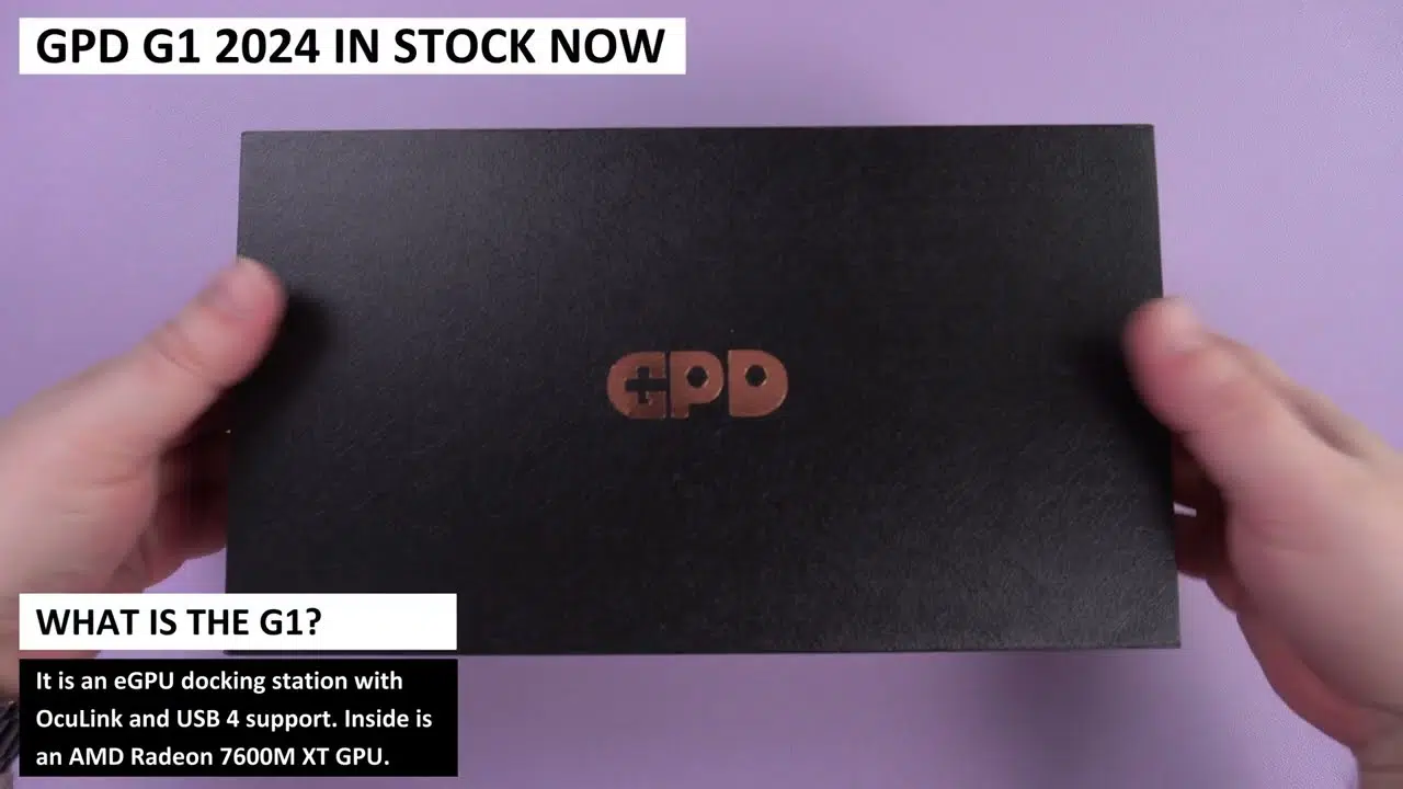 GPD G1 (2024) eGPU Docking Station 2 gpd g1 2024