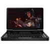 GPD WIN Mini z čelního pohledu, hrající hru.