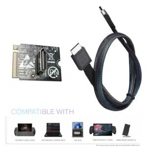 GPD OCuLink SFF8611 Cable y M.2 8612 Tarjeta adaptadora