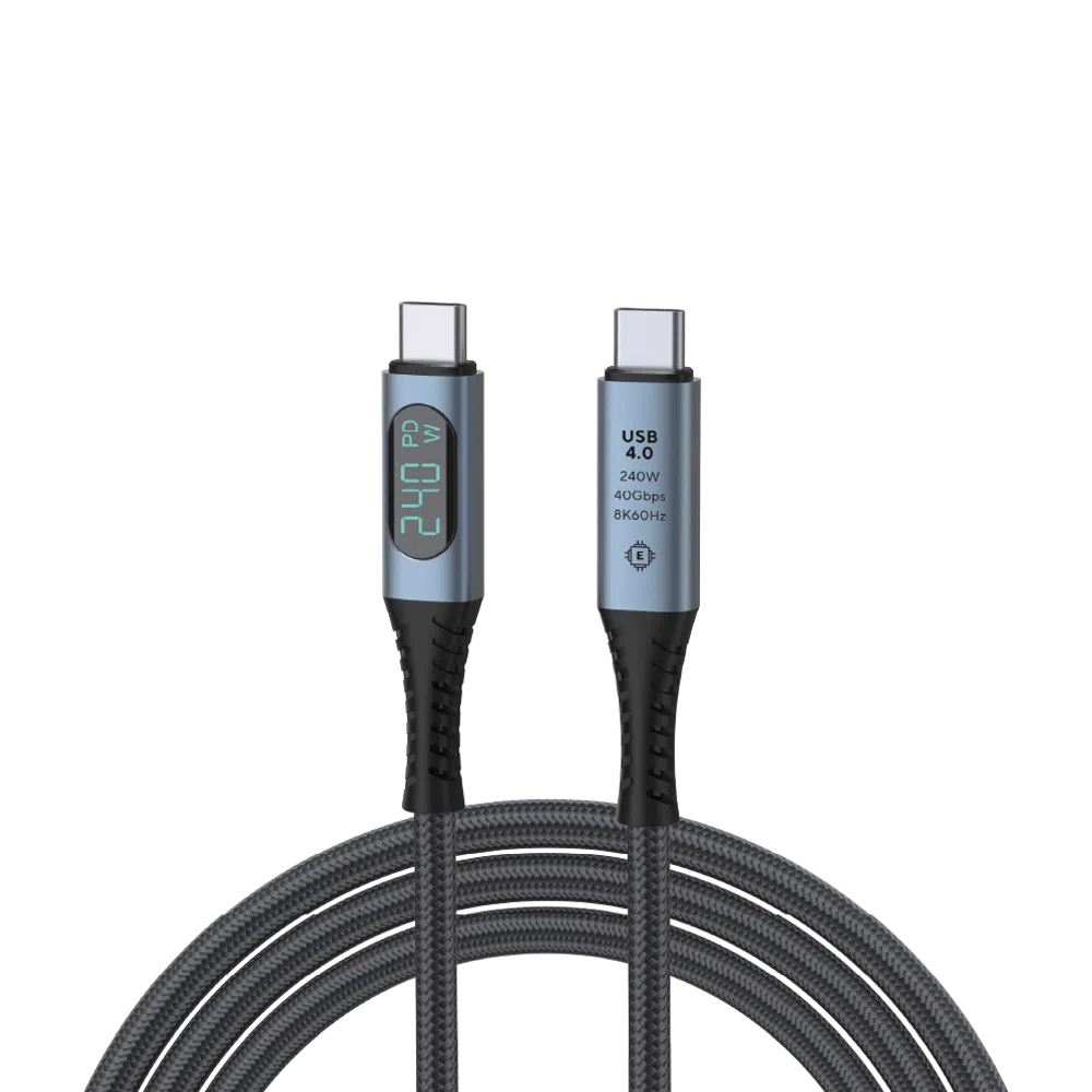 DroiX USB 4.0 Type-C -kaapeli - suora