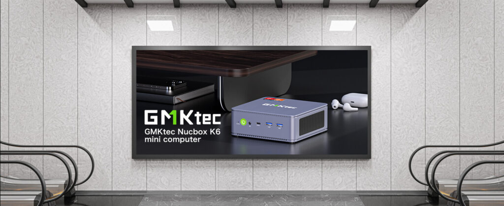 GMKtec NucBox K6, en kompakt og kraftig mini-PC designet for allsidige data- og multimedieoppgaver.