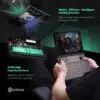 GPD Win Max 2:ssa (2024) on tehokas jäähdytysjärjestelmä, joka ylläpitää optimaalista suorituskykyä, ja 67Wh:n suurikapasiteettinen akku, joka mahdollistaa pitkän käytön.