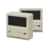 AYANEO AM01 Retro Mini PC Front View Render: Showcasing its sleek design, advanced connectivity ports, and compact form factor, perfect for modern and retro computing needs