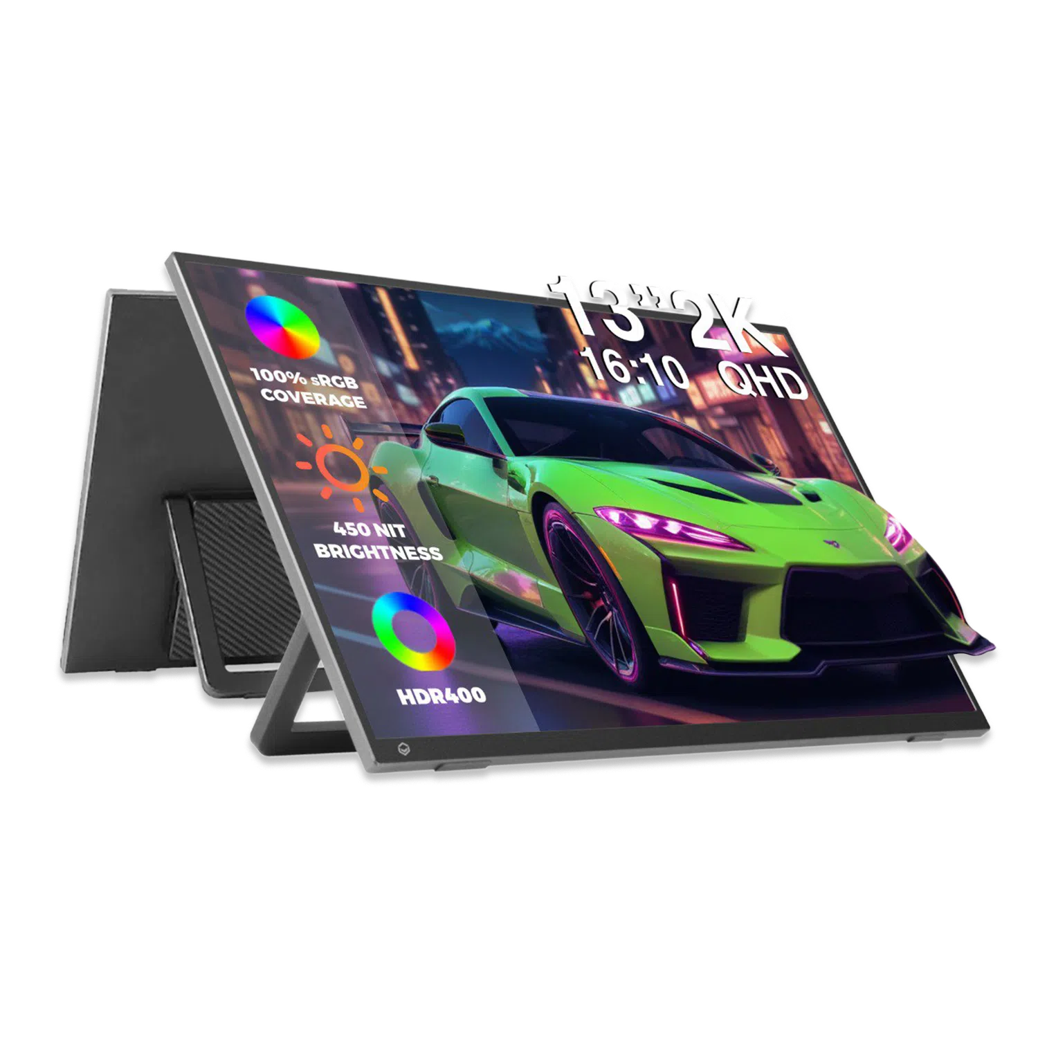 DroiX PM13 Render, showing a green racing car