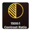 1500:1 Contrast Ratio Key Feature