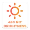 450 Nit Key Feature