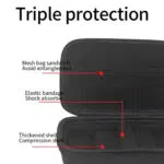 Custodia Anbernic RG Cube - Custodia nera portatile per console portatili Anbernic, con un design elegante, tasca interna a rete per accessori e robusta qualità costruttiva per il gioco in movimento.