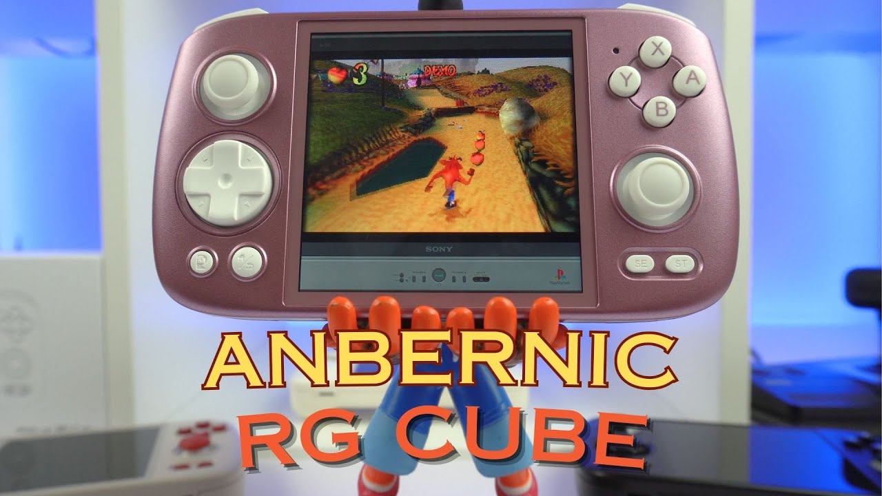 ■中古 ANBERNIC RG Cube　128GB RAM8GB ANBERNIC RG Cube Game Console 128GB Black