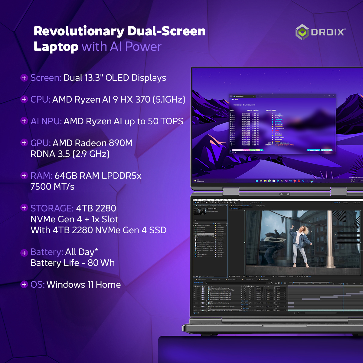 GPD DUO Laptop ? | Dual-Screen Portable Powerhouse
