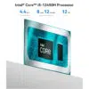 Ilustrace procesorového čipu Intel Core i5-12450H s podrobnostmi o jeho maximální turbo frekvenci 4,4 GHz, 8 jádrech, 12 vláknech a 12 MB L3 cache. Procesor je vyzdvihován pro své vysoce výkonné schopnosti, které jsou ideální pro plynulý multitasking a produktivitu.