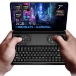 Kädessäsi on GPD Win Mini 2025, simpukkamallinen kannettava tietokone, jossa on 7-tuumainen 120 Hz:n VRR-näyttö ja joka toimii AMD Ryzen AI 9 HX 365/370- tai Ryzen 7 8840U -prosessoreilla. Siinä on jopa 64 Gt RAM-muistia ja 4 Tt NVMe-tallennustila, ja se on optimoitu pelaamiseen ja tuottavuuteen Hall Effect -joystickillä, täydellisellä QWERTY-näppäimistöllä ja upeilla cyberpunk-aiheisilla visuaalisilla näkymillä näytöllä.