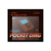 Verpackung der AYANEO Pocket DMG Displayschutzfolie mit einem Retro-inspirierten Design, das eine Illustration einer Handheld-Spielkonsole und den Text 'AYANEO HD Tempered Film' in lebendigen Farben zeigt.
