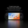 AYANEO Pocket EVO näitas 7-tollist 1080p OLED-ekraani, rõhutades selle 120 Hz värskendussagedust, HDR-funktsioone ja esmaklassilist disaini, mis tagab kaasahaarava mängukogemuse.