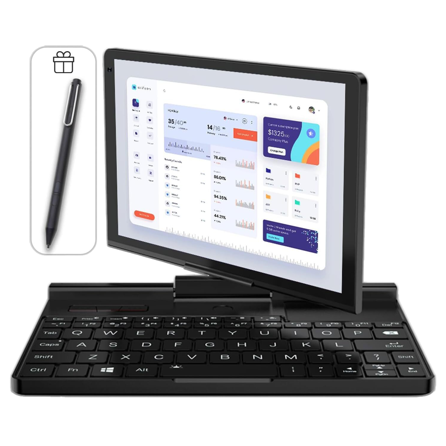 GPD Pocket 3 - New, Gold 7505 [16GB RAM/1TB]