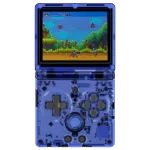 ANBERNIC RG35XXSP Transparent Blue Handheld Playing Video Game