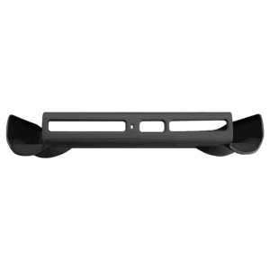A top-down view of the black grip accessory for the AYANEO Pocket ACE, against a white background. The accessory has two large cutouts for the device's shoulder buttons and a central cutout, along with two ergonomic grips on each side.