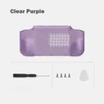 Retroid Pocket Nova Bumped Back Shell Clear Purple