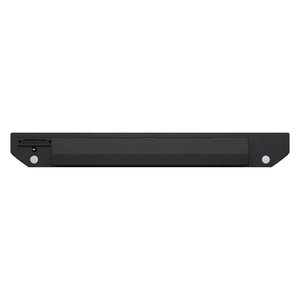 GPD WIN Max 3 110W cooling fan module, matte black straight-on view with side vent and silver screws
