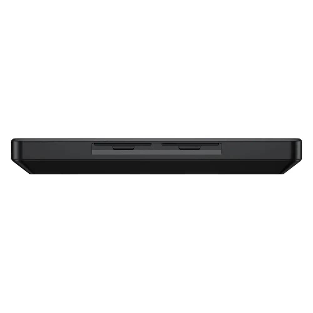 GPD WIN Max 3 External Battery Module 97Wh in matte black, low side view with recessed connector detail